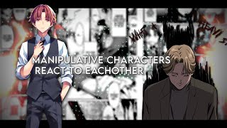 Manipulative Characters React to Eachother -[Ayanokoji&Johan](ENG/RUS)