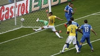 Colombia 3 - 0 Greece  World Cup 2014