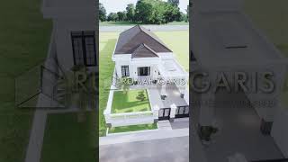 Rumah Klasik Modern Minimalis 10x23 Meter #rumahgaris #housedesign