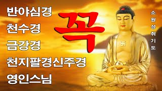 삼재가 소멸되고, 무량복덕을 얻는 불경 🙏🌻🌾💦 반야심경,천수경,금강경,천지팔경신주경,영인스님