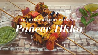 तंदूरी पनीर टिक्का बनाये घर पर | Tandoori Paneer Tikka In Lockdown at home