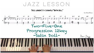 2-5-1 progression 12key practice/SatinDoll/Freetranscription