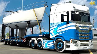 Scania S520 - Euro Truck Simulator 2  4K Gameplay #f4ankplays #ets2 #ets2mod