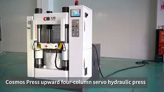 High precision upward four column servo hydraulic press