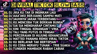 DJ VIRAL TIKTOK TERBARU FULL BASS || DJ SLOW BASS 2024 || DJ JIKA KU TAK DI INGINKAN LAGI