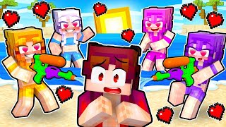 MY CRAZY FAN GIRLS Invited Me To The Beach... (Minecraft)