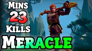 Mski.Meracle - 23Mins=23Kills - Monkey King with Arcana mocks the enemy - patch 7.01 - Dota 2