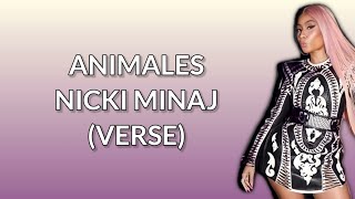 Nicki Minaj - Animales (Verse)