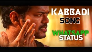 Kabbadi Song Whatsapp Status | Pn Creations | Thalapathy Vijay | Anirudh