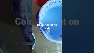 white colour on wall | paint  on wall | color paint technique on wall | white colour on wall