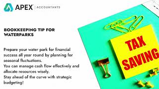 Bookkeeping tip for waterparks