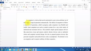 Line and Paragraph spacing in Microsoft Word 2007,2010,2013,2016