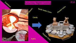 Saturday Night Casting/ Aluminium and Copper Fun Casting/ horseshoe/ coala bear/ Bottle opener #14