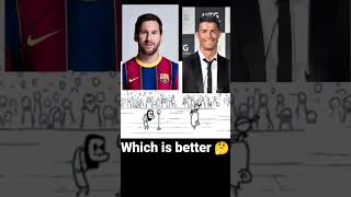 Which is better 🤔 Messi AND Ronaldo ❤️