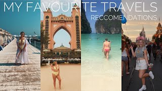 MY FAVOURITE TRAVELS + MY RECOMMENDATIONS 🏝️ | AFFORDABLE + LUXURY |