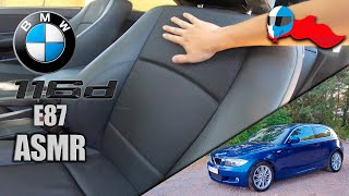 ASMR #1 BMW E87 116D [Test Drive Hero] Sound, tapping, touching, materials, quality test