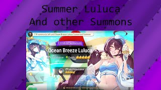 Epic Seven Summer Luluca and other summons