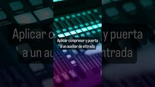 Aplicar #compresor y #puertaderuido a #entrada #auxiliar #behringerx32 #dinamica #audiodigital