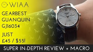 Gearbest Guanquin GJ16034 Watch Review + Unboxing