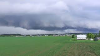 June 26, 2018 Drone Shelf Cloud shots