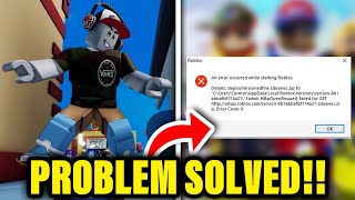 How to Fix Roblox Errors!!