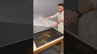 Painting conservation #restoration #art