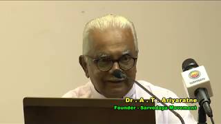 Dr . A .T. Ariyaratne @Galle Medical Association 2019 05 21