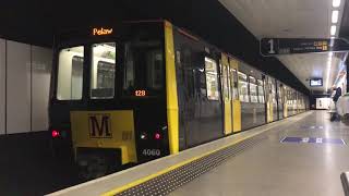 Tyne and Wear Metro- Metrocars 4060 & 40XX departing  Central Station