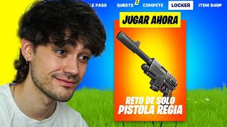 GANANDO en FORTNITE USANDO Solo la PISTOLA REGIA (Nueva Arma Mítica)