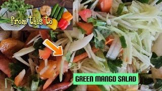 Green Mango Salad #food #cooking #health