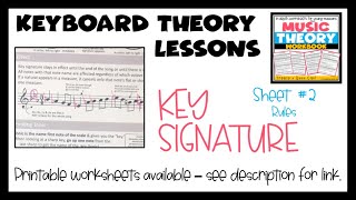 Key Signature Rules (UNIT 3, LESSON 8) by Band Directors Talk Shop Worksheet link in description