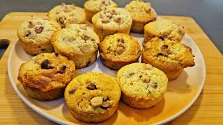 Easy Breakfast 3 Choc Chip Muffins