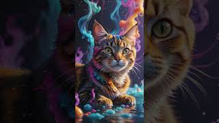 Magical, mystical cats 2 #aiairt #cat #relax