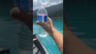 I drank the water from this crystal clear lake, Emerald Lake, Banff