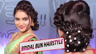 Beautiful Bridal Bun Hairstyles | Party Wear Hairstyles | Quick & Easy Cute Hairstyles For Girls