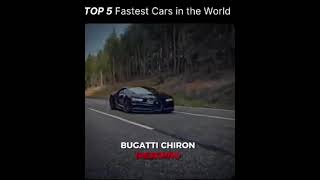 top five fastest cars