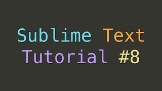 Sublime Text Create New Snippet (Tutorial #8)