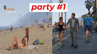 Party #1   جراند 5 الحياة الواقعية GTA 5: الدليل الكامل لكيفية اللعب  | gta v all missions