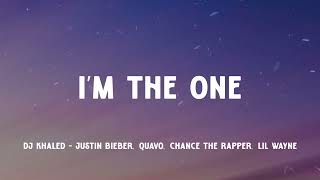 DJ Khaled - I'm The One ft. Justin Bieber, Quavo, Chance the Rapper, Lil Wayne (Music Video Lyrics)