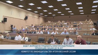 Комитет по законодательству: итоги весенней сессии – 25.07.2024