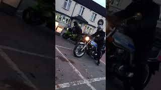 SQUIRES CAFE Bar Motorcycles ALWAYS SOMETHING HAPPENING at Sherburn in Elmet of Yorkshire Since 1954