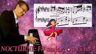 Chopin Nocturne F# major Op. 15 no. 2 - Analysis: RETREAT from REALITY