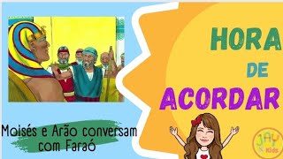 Moisés e Arão conversam com Faraó - HD história da Bíblia para crianças infantil gospel cristã lição