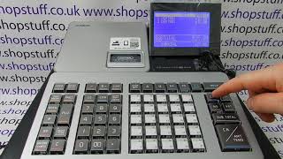 How To Take Credit Or Debit Card Payments Using The Casio SRS500 / PCRT540 / SRS820 Cash Registers