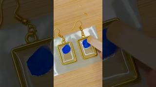 Resin earrings | resin art | shorts