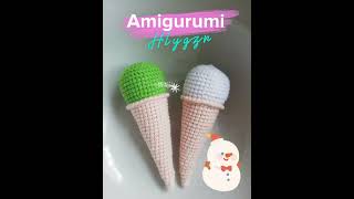 amigurumi dondurma #amigurumi #amigurumis #crochet #icecream #crocheticecream #croche