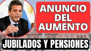 Aumento para jubilados de Anses en septiembre 2023 : ANUNCIO OFICIAL