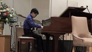 Parker Wolf (age 9) - M. Moszkowski Etude, Op. 72, n. 6 in F Major