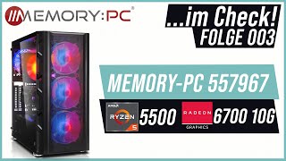 Memory PC 557967 (Ryzen 5 5500 + RX 6700 10GB) | ...im Check! #002