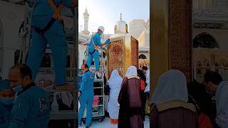 Wabasta hai ummed meri tere karam se status||Cleaning the workers Makka 🕋#masjidulharam#makkah#short